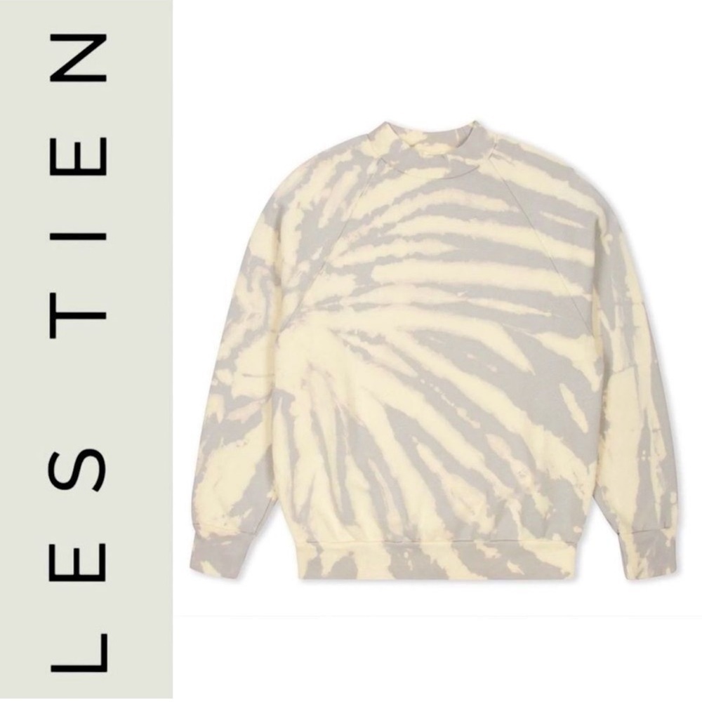 Les Tien Tie Dyed Mock Neck Sweatshirt